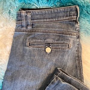 NOIR-Vintage Mid waist wide leg jeans.